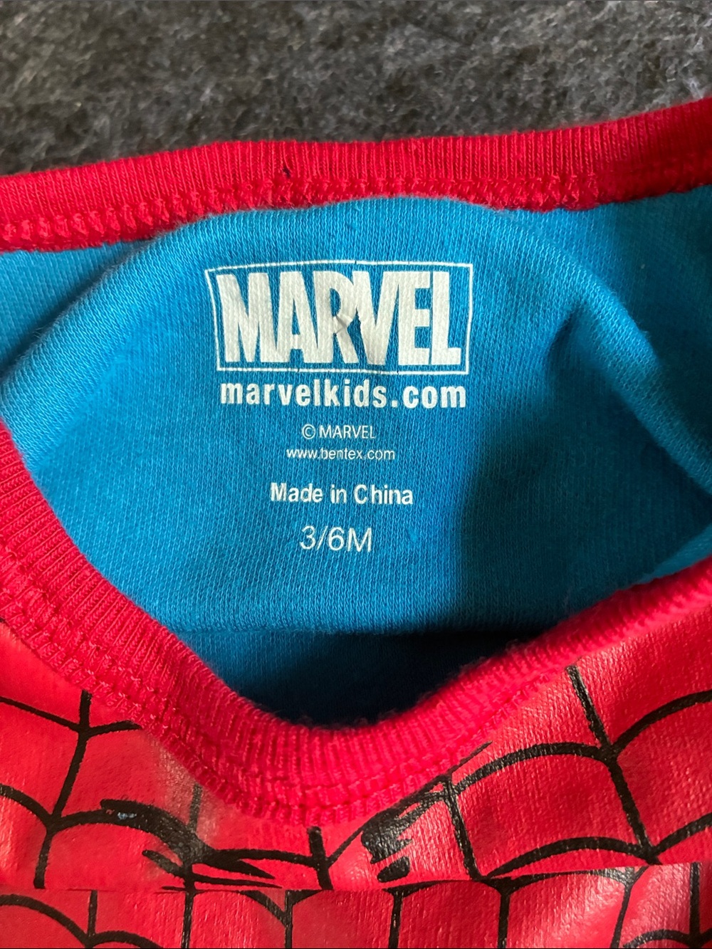 Spider-Man Baby One Piece Marvel Halloween Costume Bodysuit 3-6 months - Picture 3 of 3